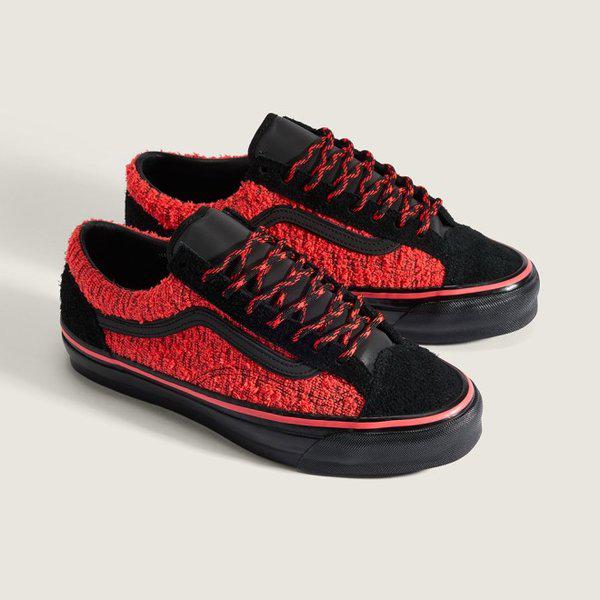 【TDCコレクション】プレミアムLXオールドスクールリイシュー36 Black-Fiery Coral / VN000EK7GP4