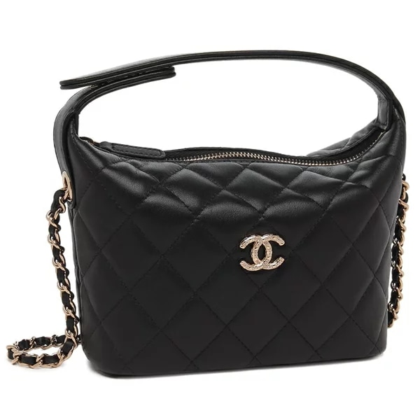 ハンドバッグ ショルダーバッグ マトラッセ CCマーク ミニバッグ ブラック レディース AP4761 B20682 94305