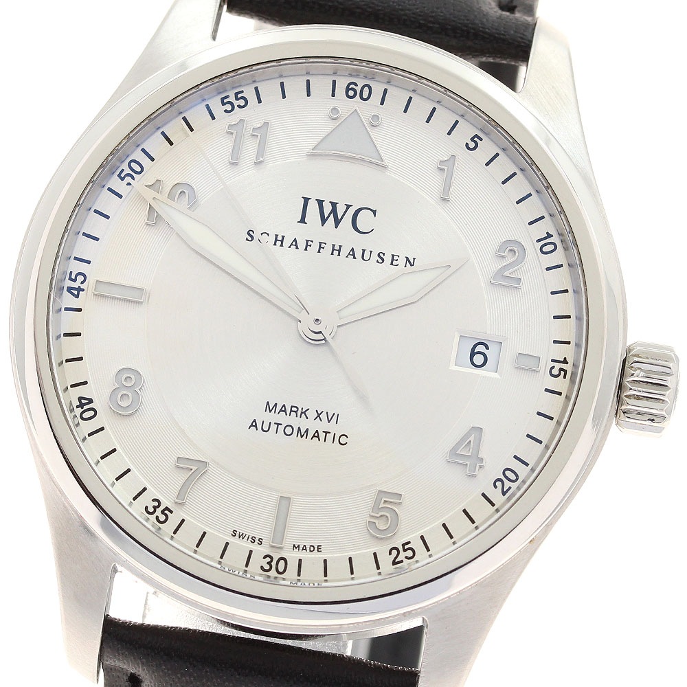 IWC IWC SCHAFFHAUSEN IW325502 スピットファイヤー マークXVI デイト 自動巻き メンズ 良品 保証書付き_923375【中古】