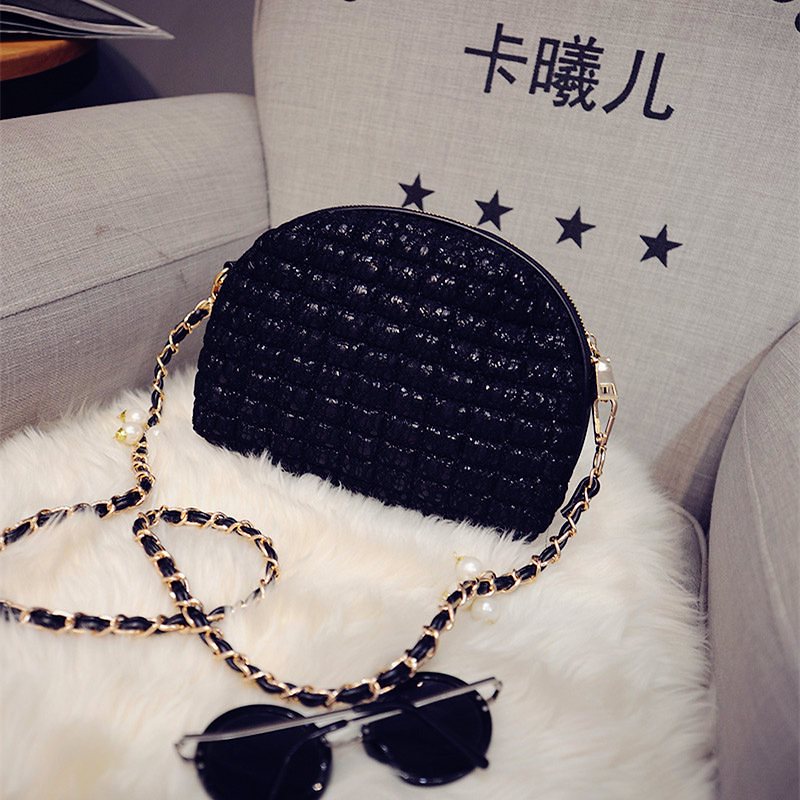 2020新しい韓国の女性のバッグチェーン小さなバッグレースシェルバッグレトロな小さなバッグショルダーバッグメッセンジャーバッグ潮