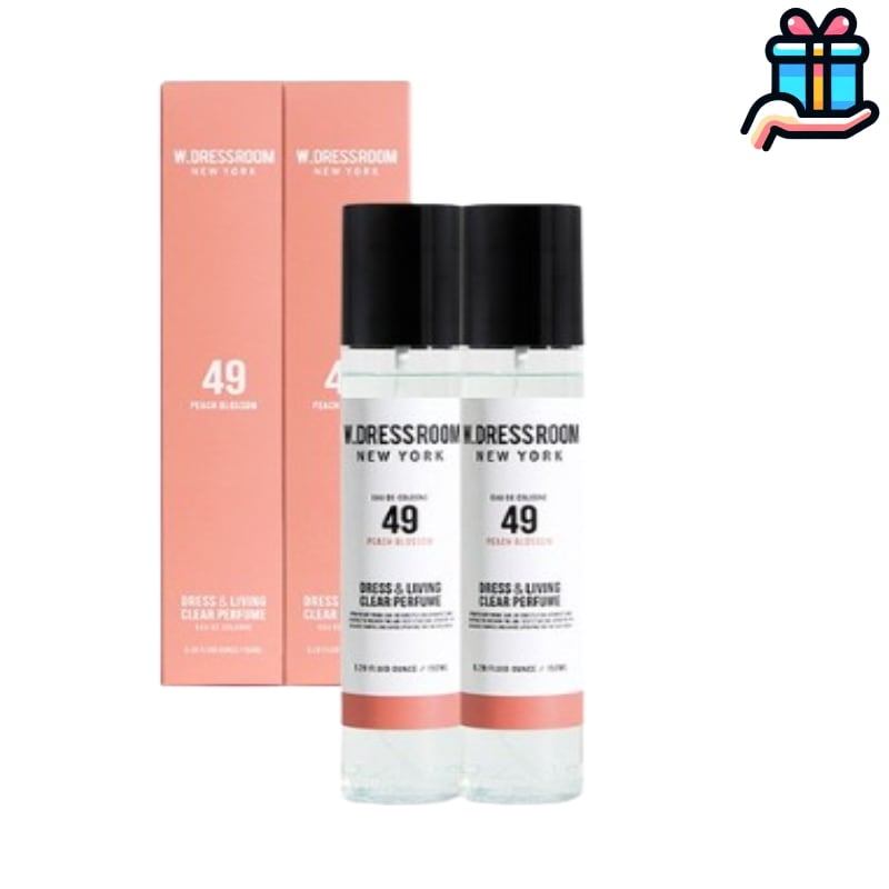 [大容量企画商品1+1] No.49 ドレスパフューム ピーチブロッサム150ml * 150ml 繊維香水 韓国消臭 香り 霧噴射 持続力 UP サイズ UP ソファーカーテン 繊維