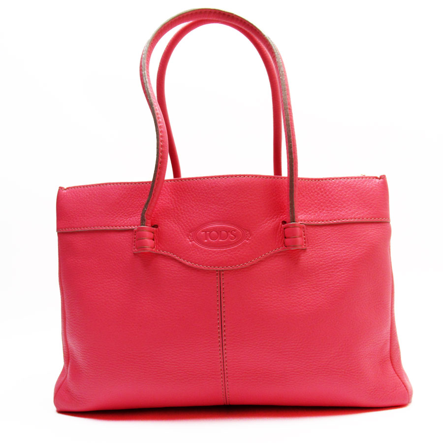 トッズ TOD’S ショルダーバッグ レザー ピンク レディース t19462a