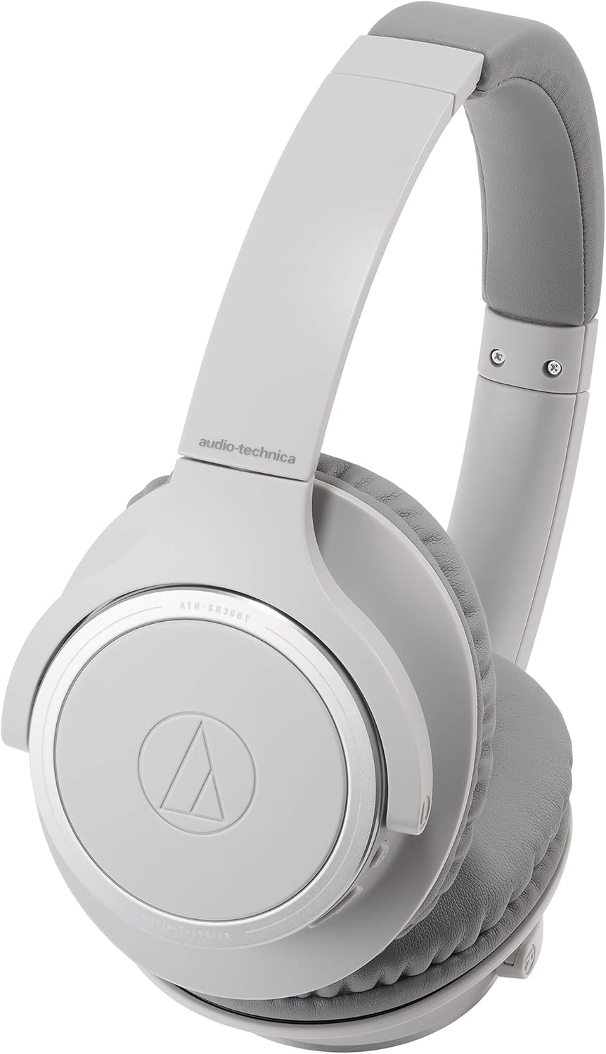 オーディオテクニカ ATH-SR30BT GY ワイヤレスヘッドホン bluetooth マイク付き 最大70時間再生 グレー ATH-SR30BT GY