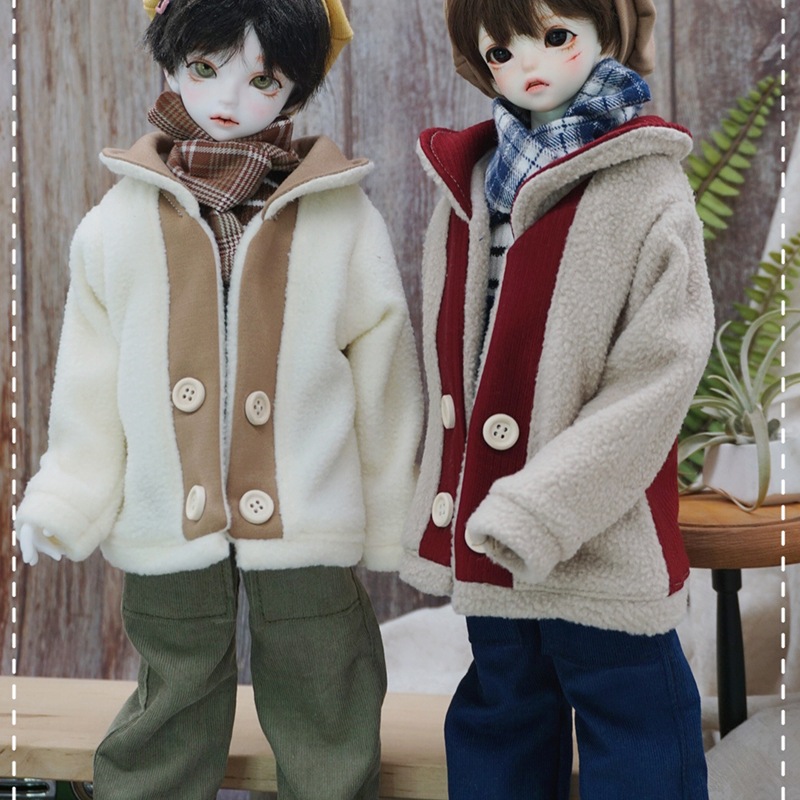 BJDドール用衣装セット 冬 カジュアル MSD/幼SDサイズ球体関節人形用 1/4ドール服 1/6ドール服