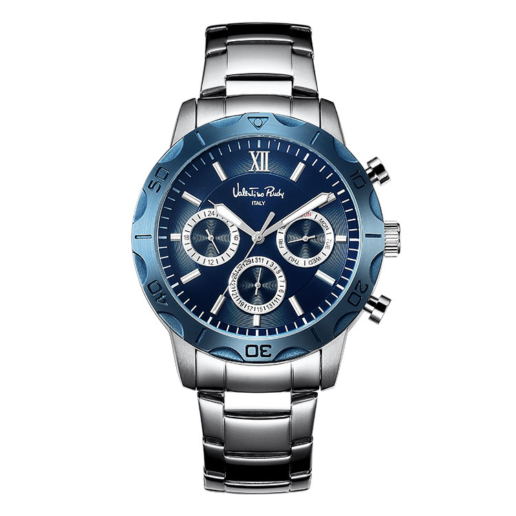 VR6557B-BLWT mens metal watch
