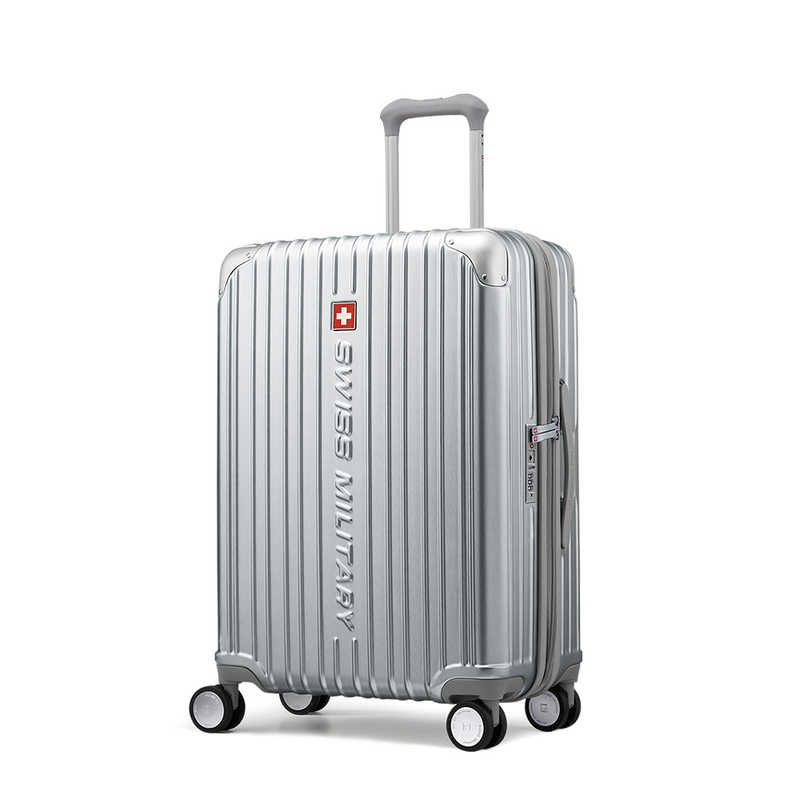 SWISSMILITARY　スーツケース 66cm 73L 無料預入 CYGNUS(シグナス) ［TSAロック搭載］ メタリックシルバー　SM-A824 SILVER