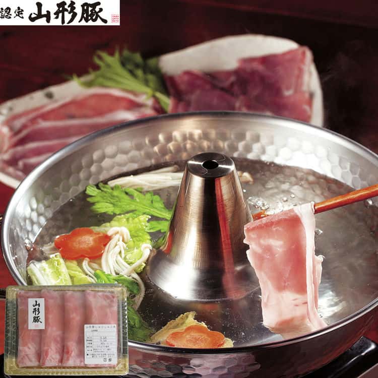 山形県食肉公社認定 山形豚 しゃぶしゃぶ用 ローススライス （400g） 離島は配送不可 7240108 お歳暮 お中元 お土産 ご進物 ギフト 贈り物に最適 4,327円