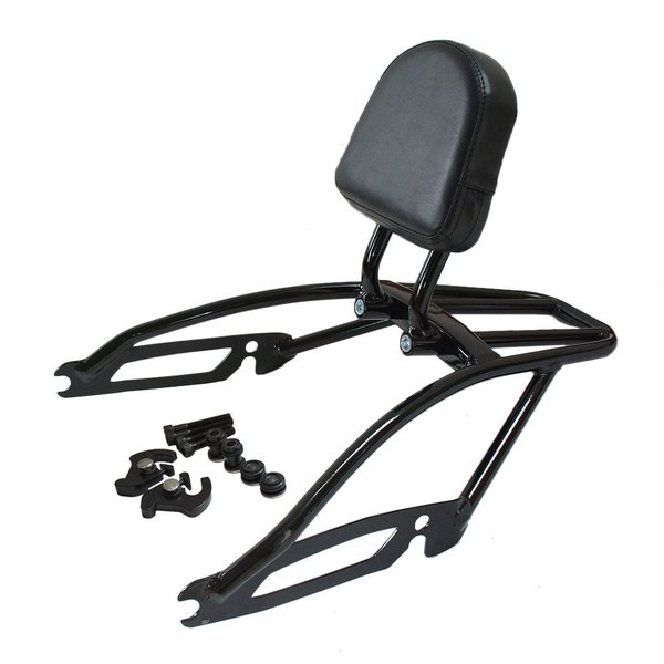 シーシーバー バックレスト ラック パッド ハーレーストリート 500 XG500 750 XG750 バイク オートバイ