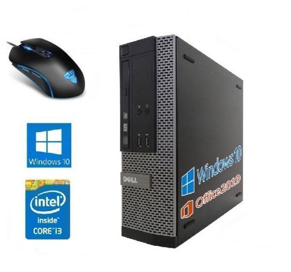 【サポート付き】DELL 3020 デル 第四世代Core i3-4130 メモリー:8GB SSD:120GB Office 2019搭載 & 【最新版】ゲーミングマウス X9 usb有線