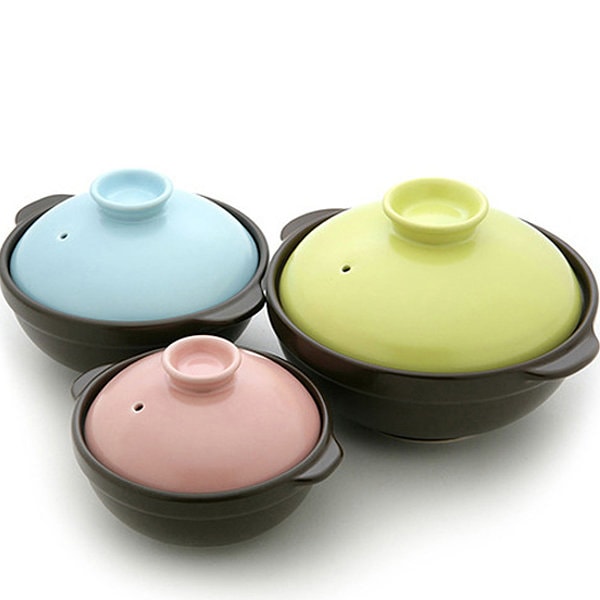 [Neoflam] ネオプラムパステル土鍋3点セット/鍋/鍋セット