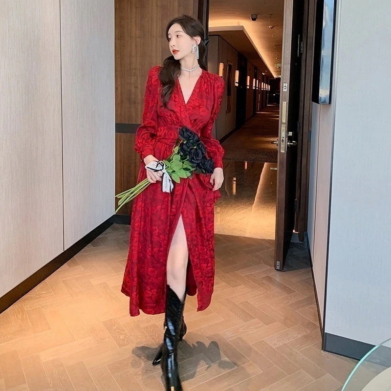 秋 ワンピース フォーマル パーティー キャバ 着痩せ 大人 披露宴 卒業式 結婚式 演奏会 同窓会 ウェディング ステージ 通勤 正式 233