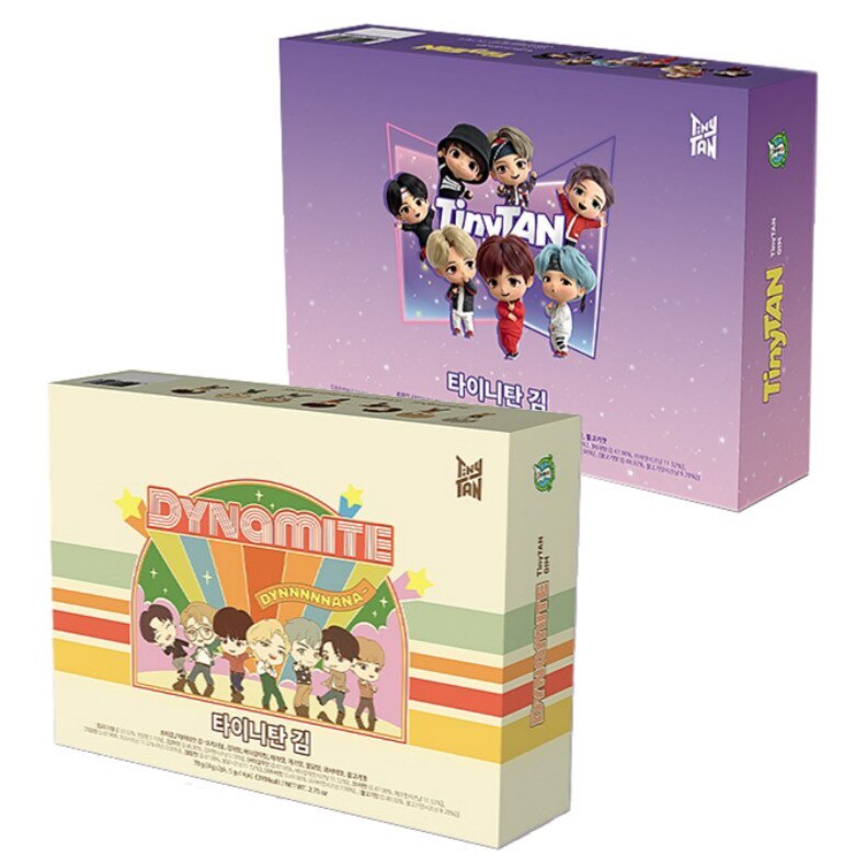 BTS 防弾少年団 TinyTAN 韓国のり 2種セット(Dynamite / MagicDoor)