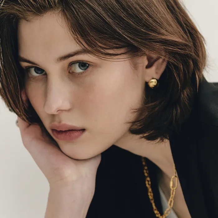 H Edition (Y) Castanets Round Earrings アクセサリー ピアス ネックレス ブレスレット レディースファッション 韓国 コスメ 芸能人着用