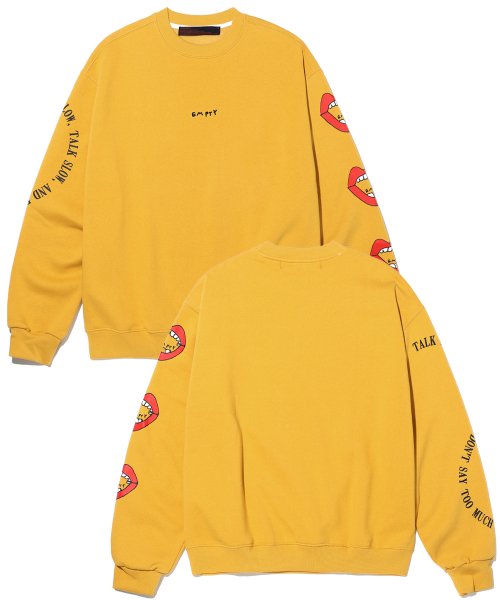 Heavy Overfit Sleeve LIPS Lettering MTM 韓国正規品