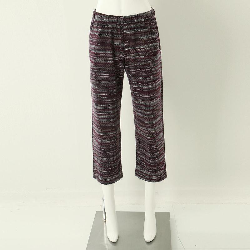 ニット編みパターン女性室内着パンツパジャマSWPA548WPSG 7,022円