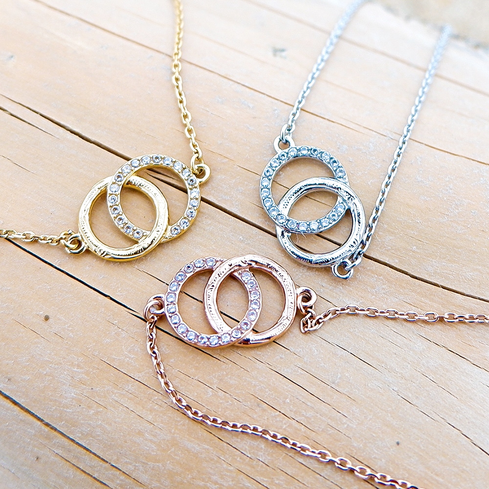 ハワイアンジュエリー ブレスレット レディース シルバー ゴールド ピンク 可愛い アジャスター付き キュービックジルコニア 石 細め つけっぱなし ステンレス 金属アレルギー対応 スクロール 波