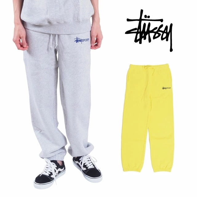 STUSSY ステューシー スウェットパンツ フリース レディース ウィメンズ ブラック 裏起毛 グ 8,360円