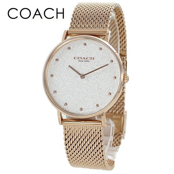 おしゃれ プレゼント コーチ レディース 定番 ギフト ブランド 腕時計 手表 アクセサリー 時計 贈り物 女性 彼女 妻 奥さん 母 母親 仕事 仕事用 社会人 ローズゴールド ステンレスベルト ポ