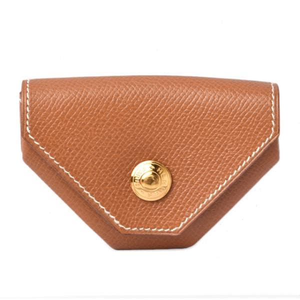 中古 HERMES ルヴァンキャトル ヴォーエプソン ライトブラウン系