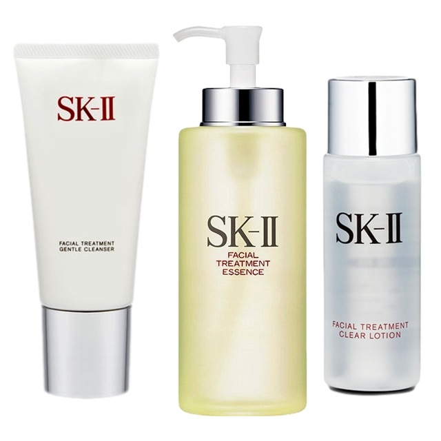 エスケーツー（SK-II／SK2） フェイシャルトリートメント ジェントルクレンザー ＋ エッセンス ＋ クリア ローションセット 120g+330ml+30ml