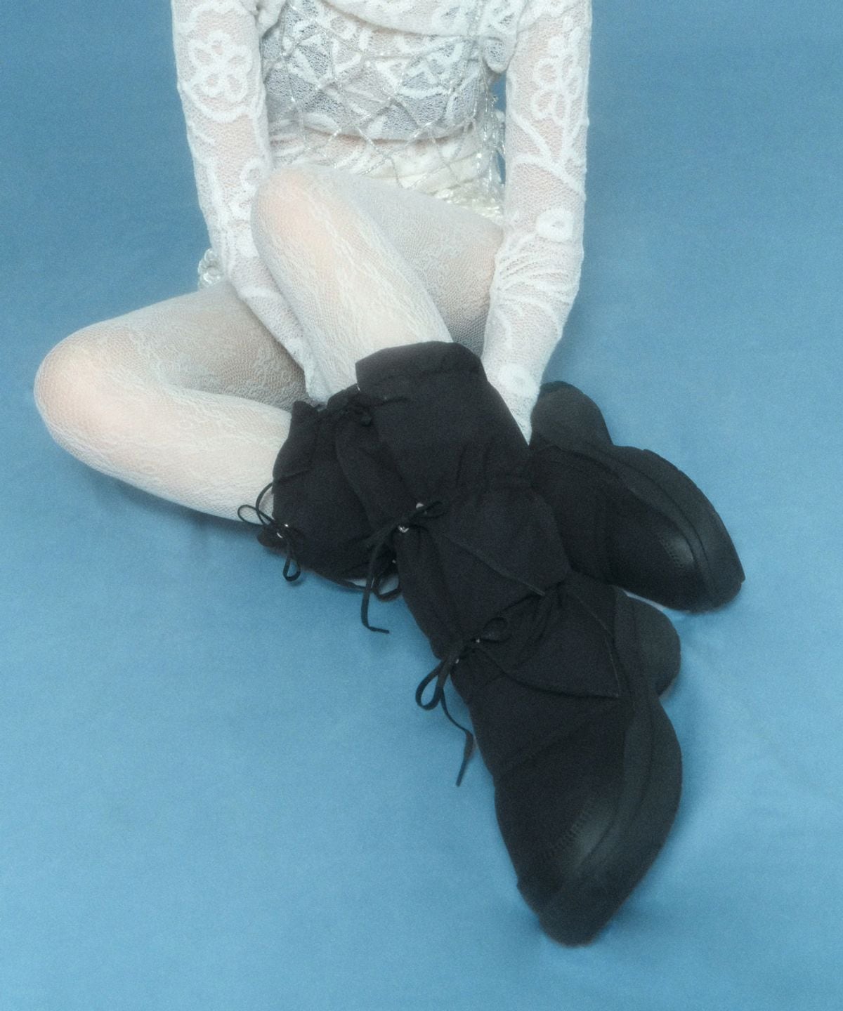 24W PUFF PADDED 6cm台 ロングブーツ [3カラー]