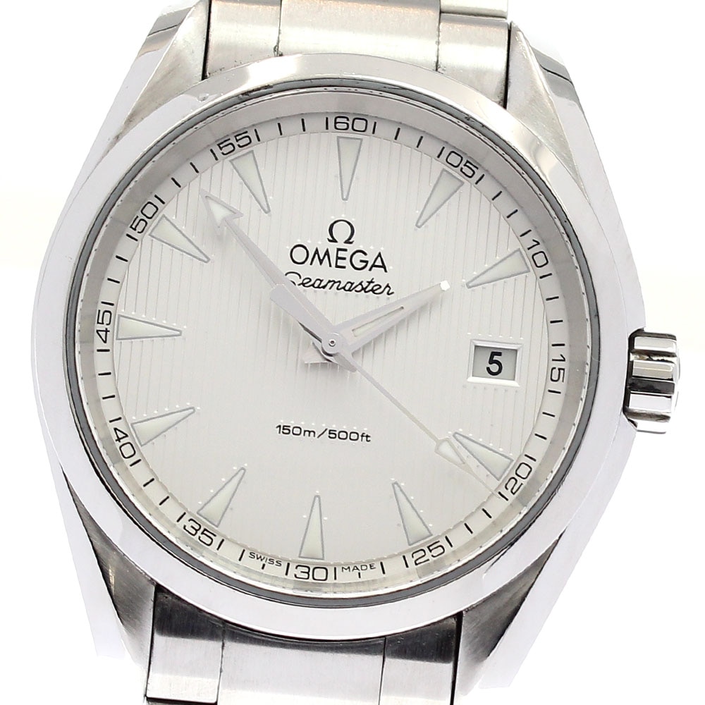 オメガ OMEGA 231.10.39.60.02.001 シーマスター アクアテラ デイト クォーツ メンズ _823151【中古】