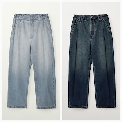 【SATUR】26SS ONE TUCK BANDING DENIM PANTS : 2COLORS 10,709円