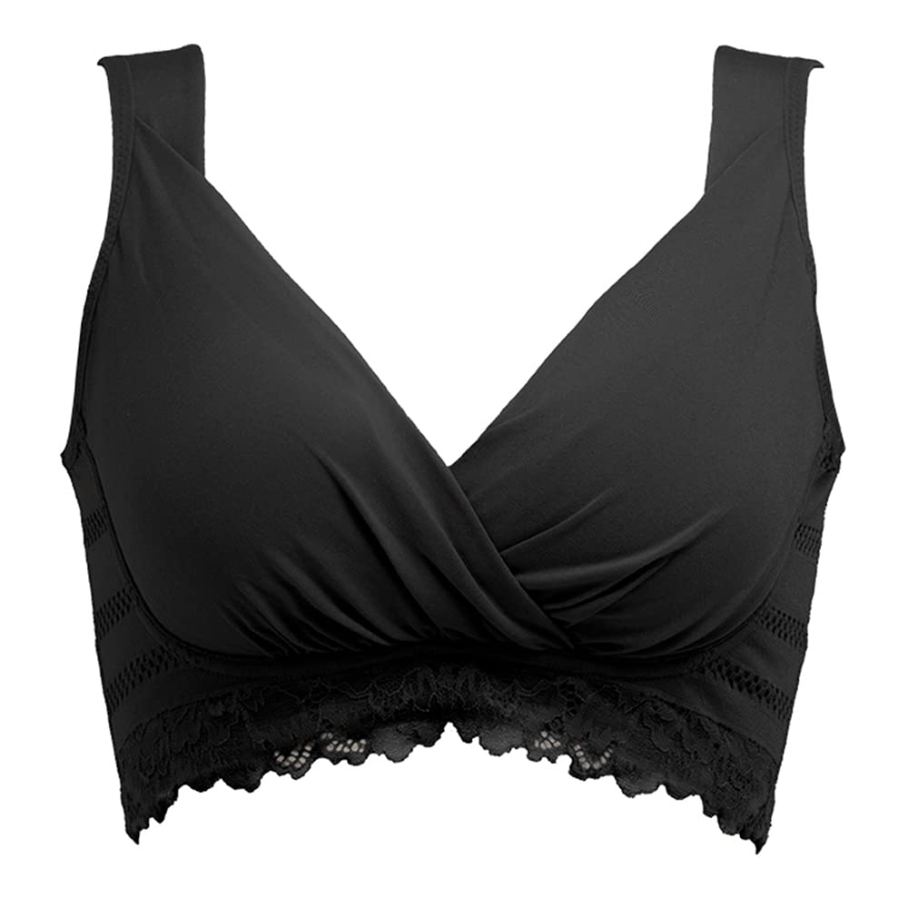 [ブラデリス ニューヨーク] マタニティブラ マタニティ ノンワイヤーカシュクールブラ ブラック LL