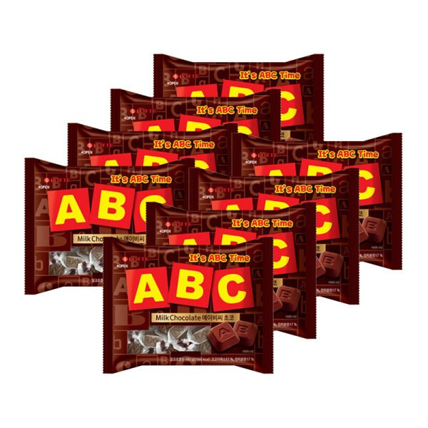 ロッテ ABCチョコレート 187g 8個