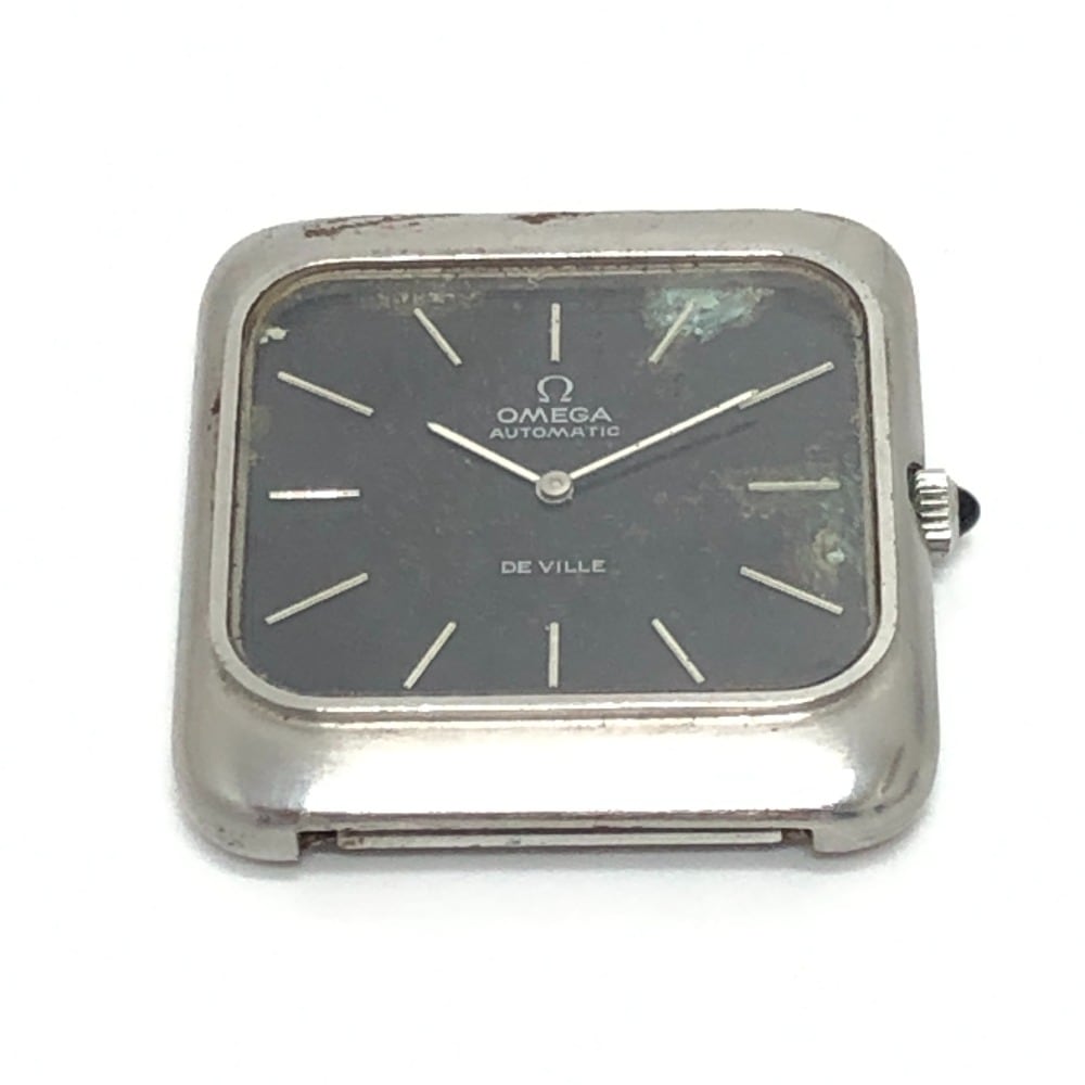 腕時計 デビル スクエア 自動巻き 腕時計 時計 ウォッチ SS シルバー