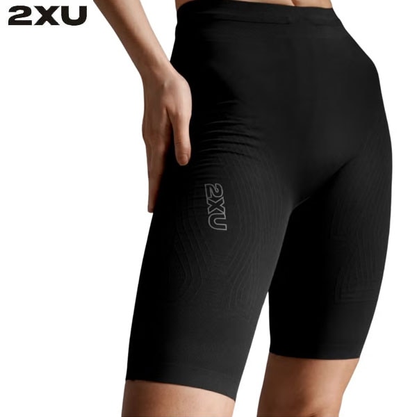 2XU ツータイムズユー ウィメンズ ライトスピード リアクト ハイライズコンプレッションショート レディース WA7101B-BLKWRF