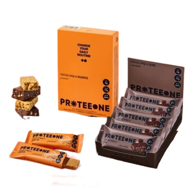 タンパク質バー 2種 #高たんぱくプロテインバー #たんぱく質17g #糖質2g #マルチトール不使用