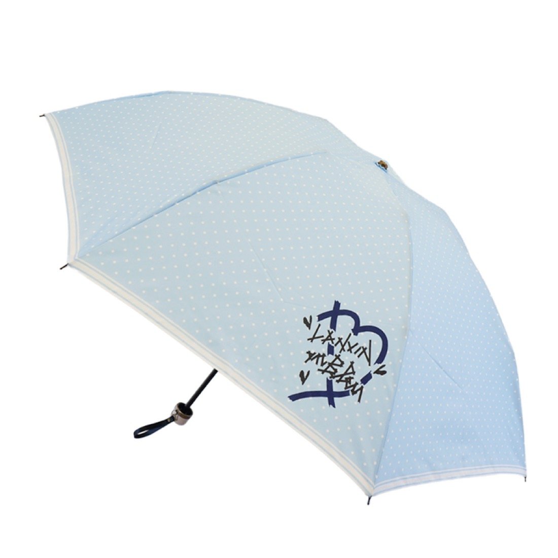 [ムーンバット] (ランバン オン ブルー) LANVIN en bleu 折りたたみ傘 ドット 21-084-08910-02