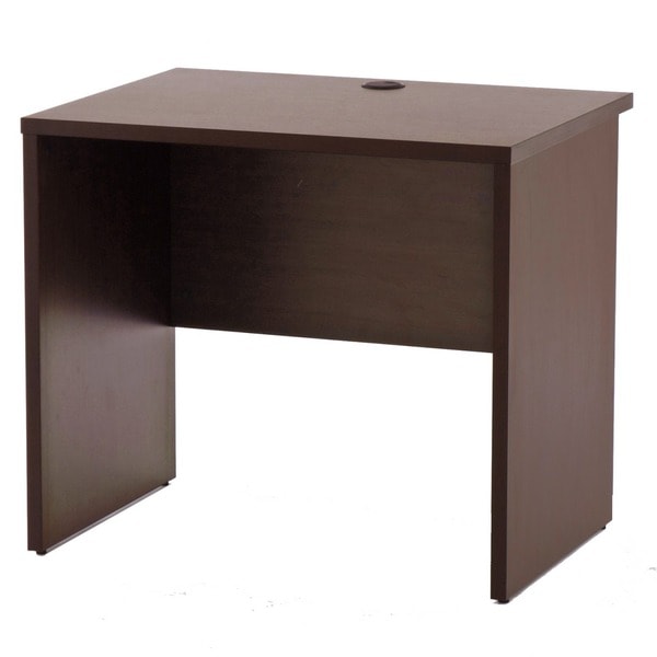 木製デスクII W800xD600mm ダーク[お客様組立品]