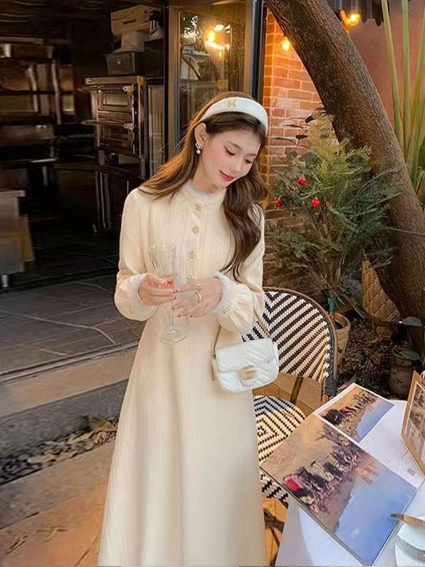 女性用ミンクファードレス23エレガント高級ウエスト痩身インナースカート