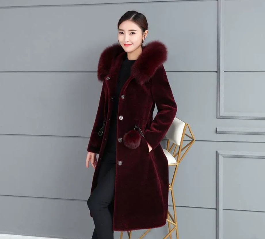 アウター コート 膝丈 ひざ丈 膝下 袖あり 長袖 襟なし ストレート ウエストマーク ふわふわ フード付き ポケット ハイウエスト 厚手 かわいい 大人可愛い きれいめ カジュアル 大人 上品