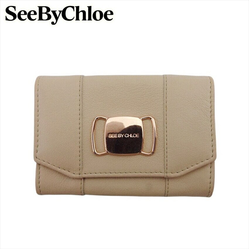 カードケース カードケース レディース ベージュ 中古