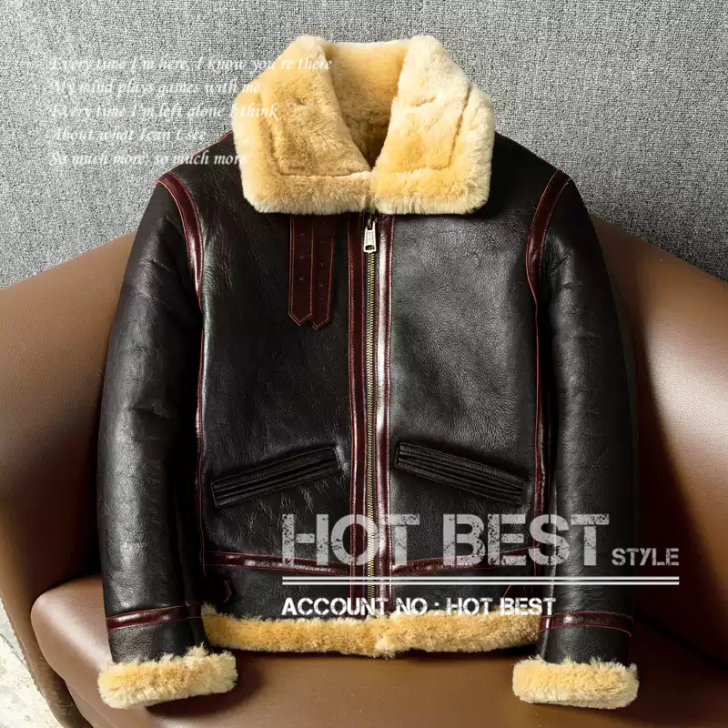 シープスキン 復刻30s USAF TYPE B-3 ムートン フライトジャケット ギフト メンズ 革ジャン ボマー ボンバー ラム 羊革