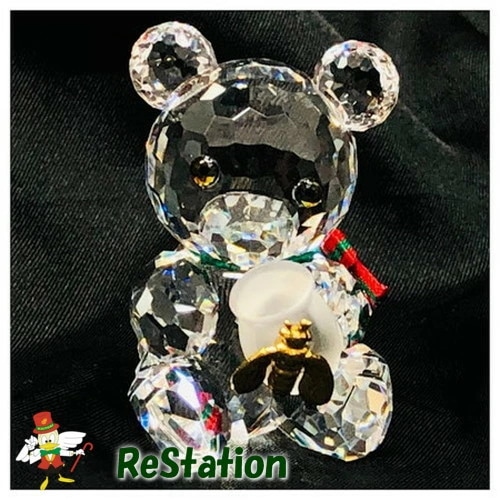 【中古】スワロフスキー クリスベアとハニーポット213068