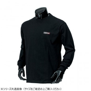 NANKAI ナンカイ コーポレートロゴコットン長袖Tシャツ SDW-3503 L ブラック