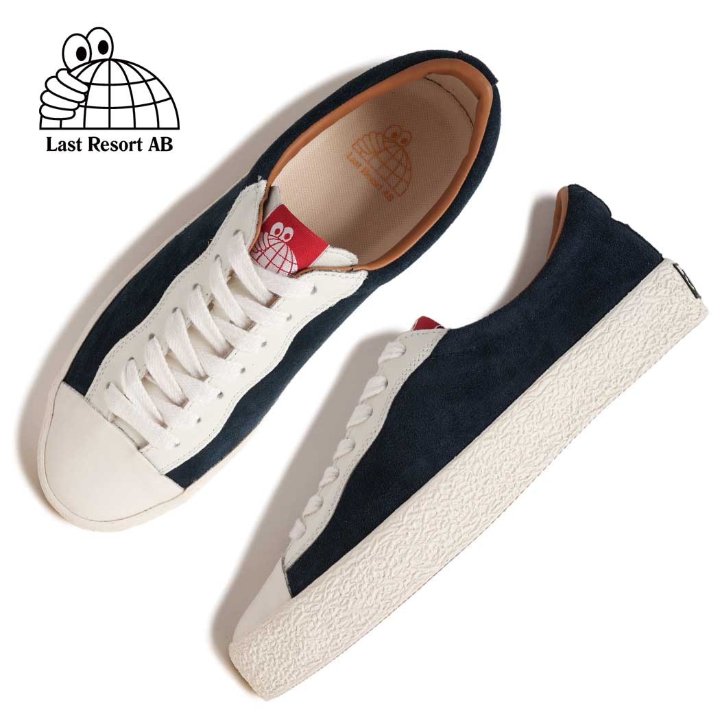 LAST RESORT AB ラストリゾート ローカット トゥ キャップ スニーカー VM002-LO CAP SHOES PEACOART WHITE ( ネイビー ローテク スケート SKATE