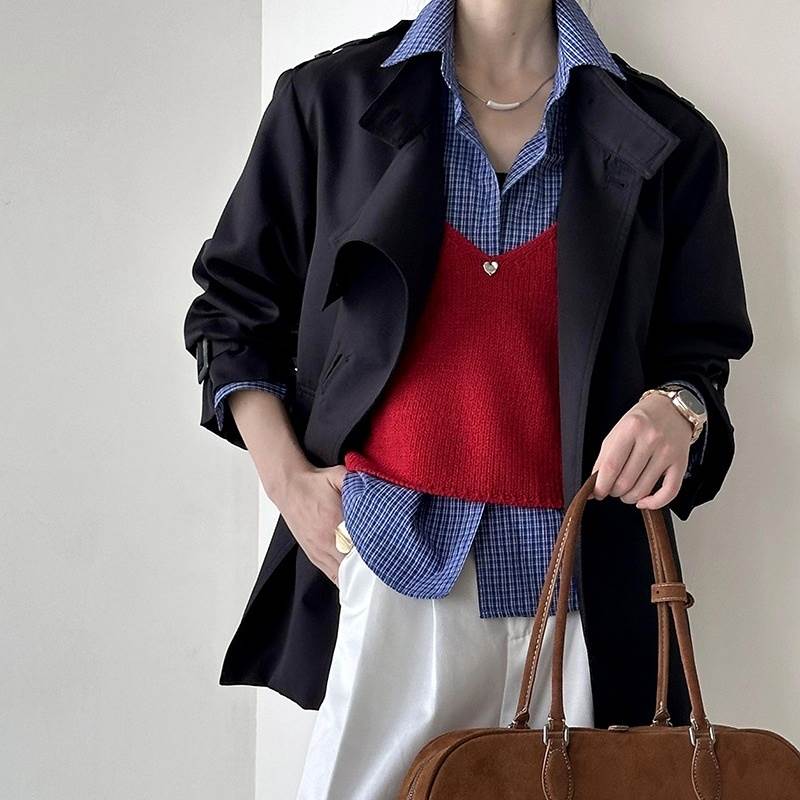 アウター コート トレンチコート レディース 長袖 ハイネック ポケット 前開き ウエストベルト ミディアム丈 かわいい 大人可愛い きれいめ シンプル 上品 おしゃれ かっこいい カジュアル こなれ