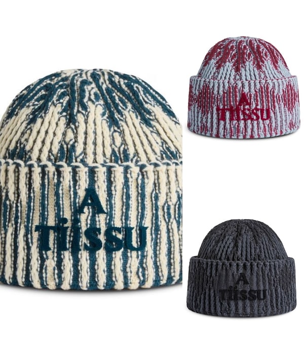 Qoo10 ATiissu DIA BEANIE 帽子 [3カラー]