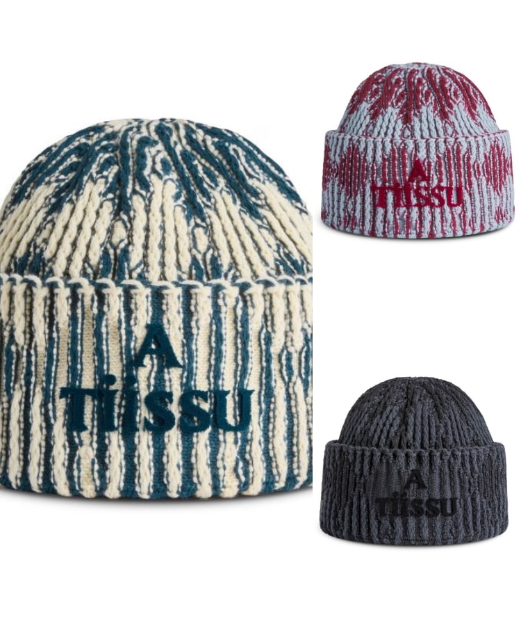 Qoo10 ATiissu DIA BEANIE 帽子 [3カラー]