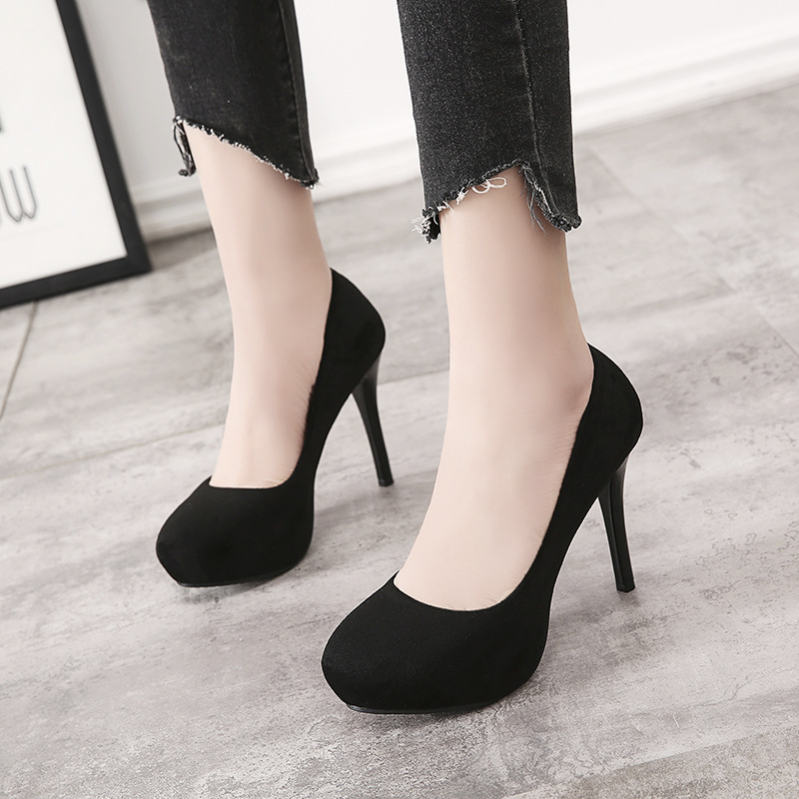 1000円OFFクーポン パンプス ハイヒール ラウンドトゥ ピンヒール プラットフォーム クッション 厚底パンプス 10cmヒール キャバ ストーム セレモニー パーティー イベント 2次会 二次会