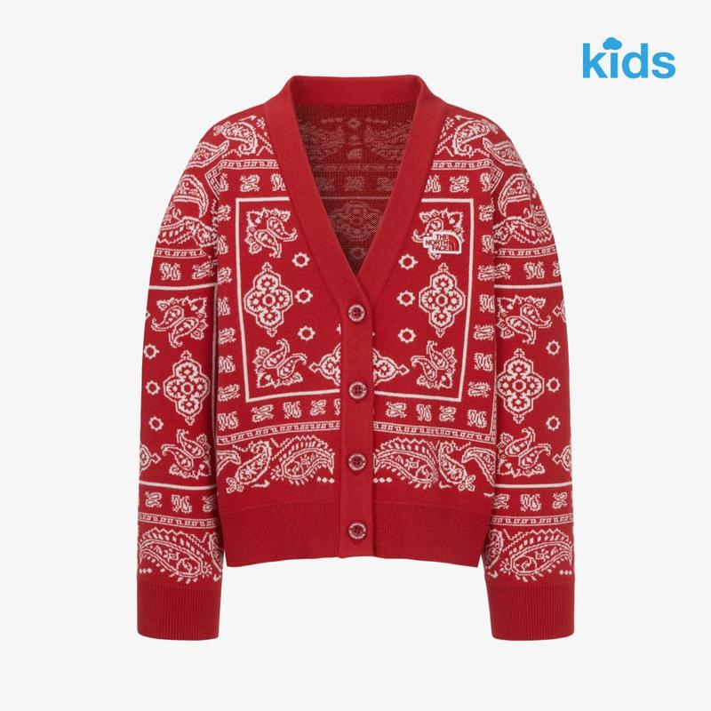 NJ5SR53T キッズペイズリーカーディガン KS PAISLEY CARDIGAN