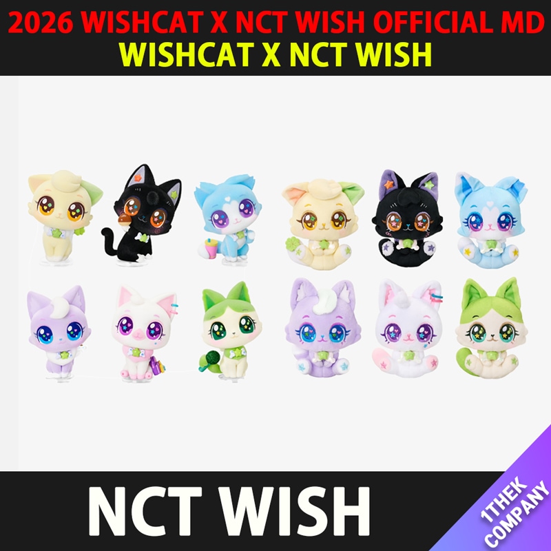 ３個セット【当店トレカ付】（RANDOM FIGURE / PLUSH KEYRING）WISHCAT X NCT WISH OFFICIAL MD