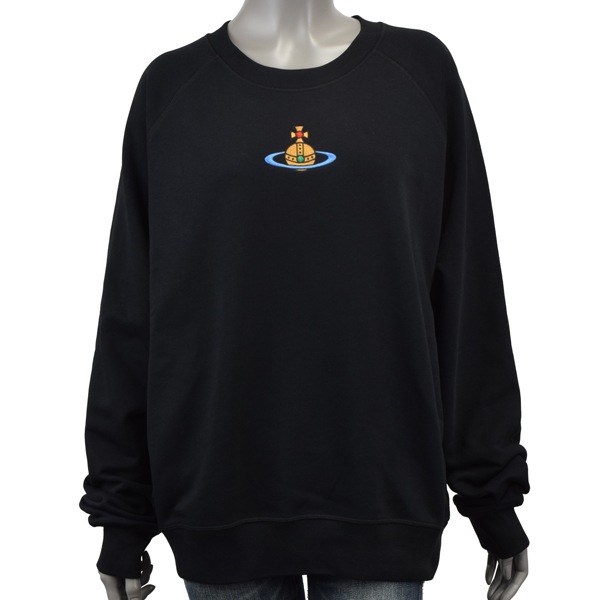 Vivianne Westwood ヴィヴィアンウエストウッド ORB LOGO SWEATSHIRT/刺繍 ロゴ トレーナー スウェット ユニセックス/3I010004 J006O N401