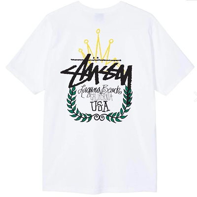 ステューシー LB WREATH STUSSY Tシャツ ホワイト XL www