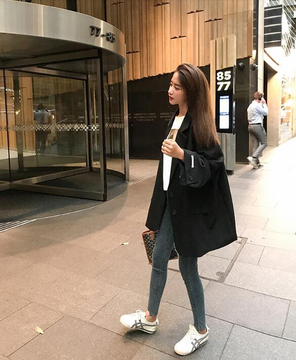 「オフィス スーツジャケット」ビジネス カジュアル レディース ロングジャケット 長袖スーツ 体型カ